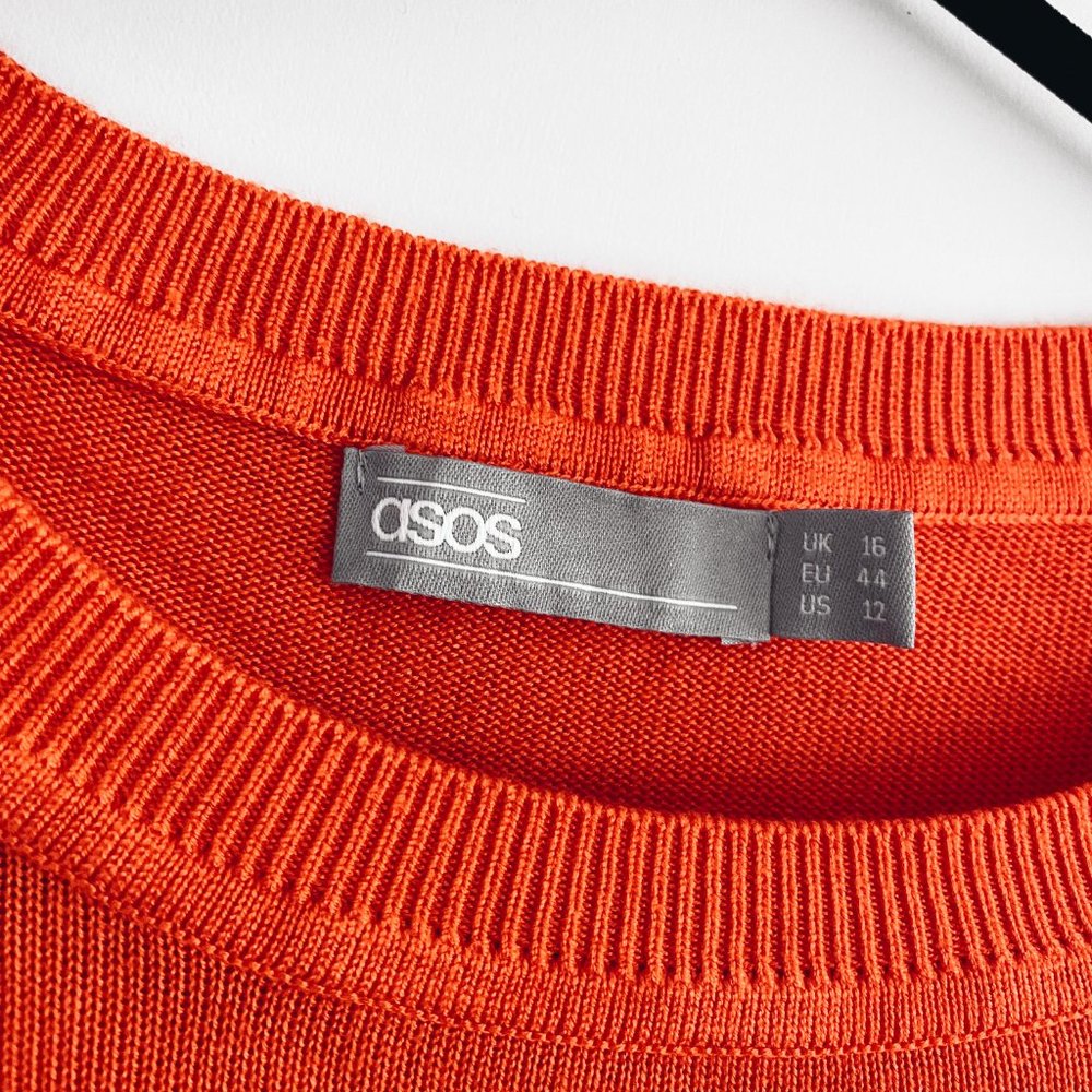 ASOS | Orangey Red Sweater - Picture 2 of 3